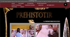 Desktop Screenshot of prehistotir.com